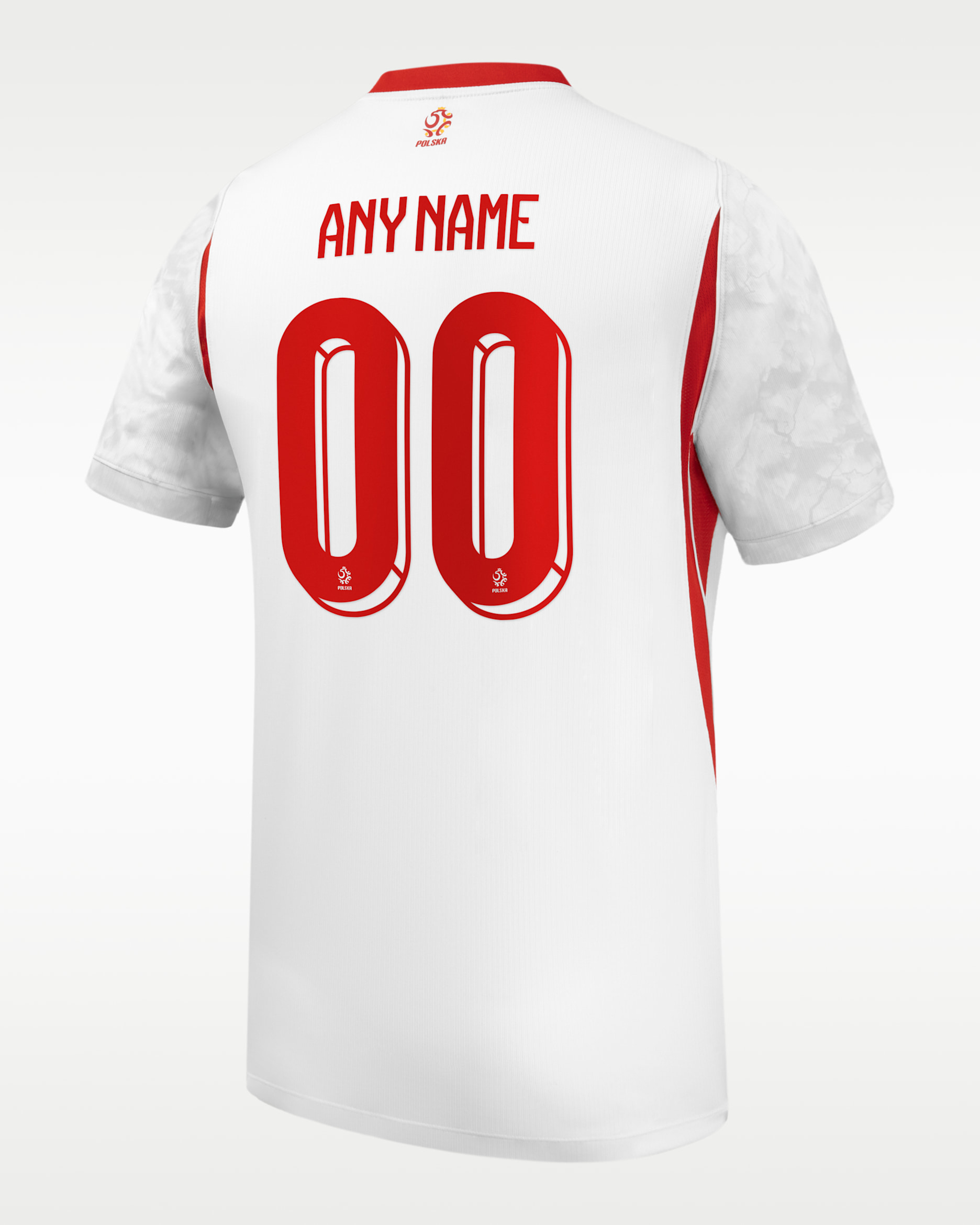 Poland 2026 Stadium Home Men's Nike Dri-FIT Soccer Jersey Custom